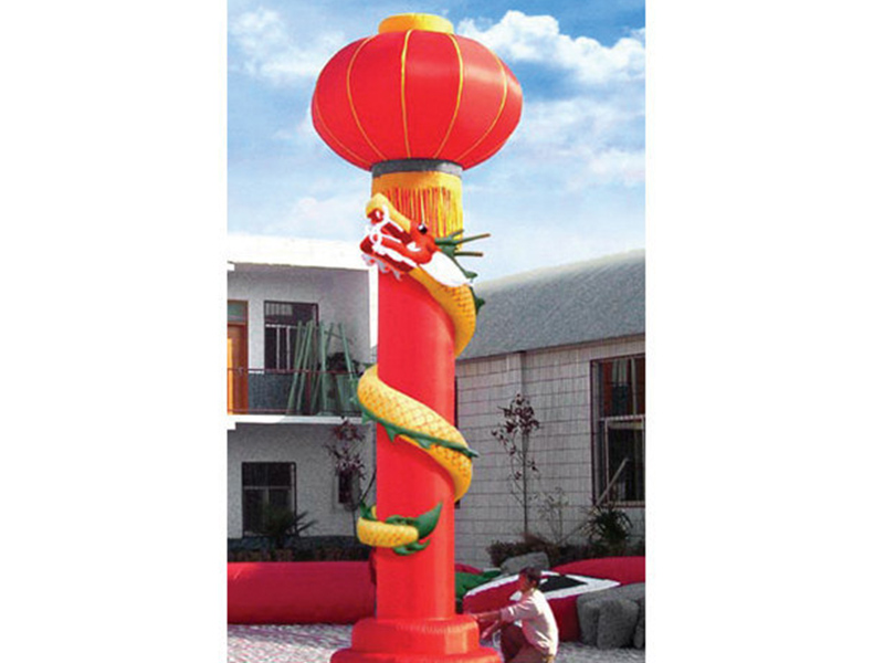 吐鲁番红灯笼柱
